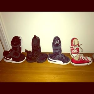 Nike, Puma, Converse Toddler Sneakers